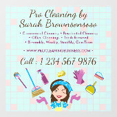 Cleaning Business Adverteren Raamsticker (Vel)