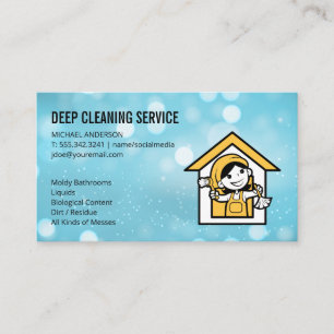 Cleaning Lady Logo   Reinigingsdienst Visitekaartje