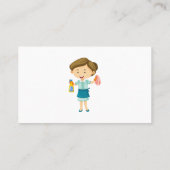 Cleaning Lady | Reiniging thuis Visitekaartje (Achterkant)