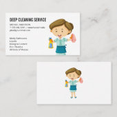 Cleaning Lady | Reiniging thuis Visitekaartje (Voorkant / Achterkant)