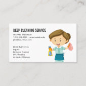 Cleaning Lady | Reiniging thuis Visitekaartje (Voorkant)
