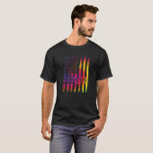 Cleaning Lady Us Flag Cleaner Housekeeper T-shirt (Voorkant volledig)