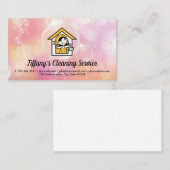 Cleaning Lady | Zeepbellen Visitekaartje (Voorkant / Achterkant)