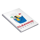 Cleaning Service Bucket Notitieboek (Rechterzijde)