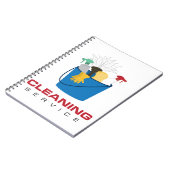 Cleaning Service Bucket Notitieboek (Linkerzijde)
