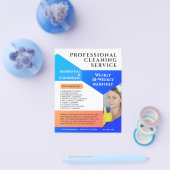 Cleaning Service Business Modern Custom Flyer (Enkel)