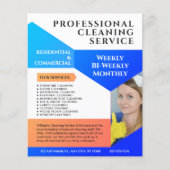 Cleaning Service Business Modern Custom Flyer (Voorkant)
