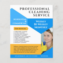 Cleaning Service Business Modern Custom Flyer