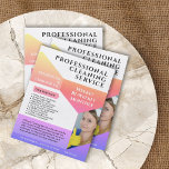 Cleaning Service Business Modern Custom Flyer<br><div class="desc">Cleaning Service Business Modern Custom Flyer</div>