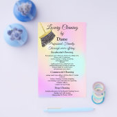 Cleaning Service House Kantoor Handhaving Maid Gol Flyer (Enkel)