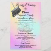 Cleaning Service House Kantoor Keeping Maid Flyer (Voorkant)