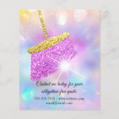 Cleaning Service House Keeping Holograaf Pinky Flyer (Achterkant)