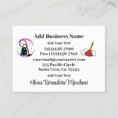 Cleaning Service Housekeeping  Business Card Visitekaartje (Achterkant)