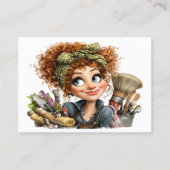 Cleaning Service Housekeeping  Business Card Visitekaartje (Voorkant)