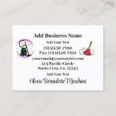 Cleaning Service Housekeeping  Business Card Visitekaartje (Achterkant)