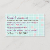 Cleaning Service Janitorial Lady Sale Gifts Kortingskaartje (Achterkant)