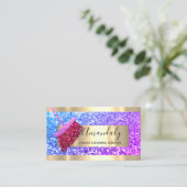 Cleaning Service Maid House Keeping Gold Spark Visitekaartje (Staand voorkant)