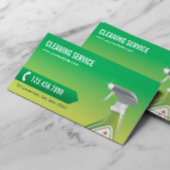 Cleaning Service Professional Green Visitekaartje