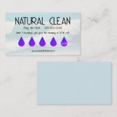 Cleaning Service Rewards Card Contactkaartje (Voorkant / Achterkant)