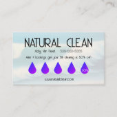 Cleaning Service Rewards Card Contactkaartje (Voorkant)
