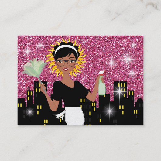 Cleaning Service - SRF Visitekaartje (Voorkant)