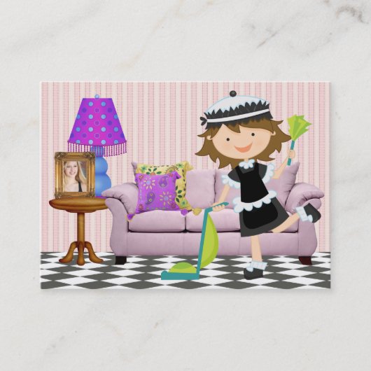 Cleaning Service - SRF Visitekaartje (Voorkant)