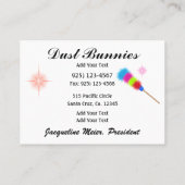 Cleaning Service - SRF Visitekaartje (Achterkant)