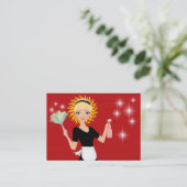 Cleaning Service - SRF Visitekaartje (Staand voorkant)