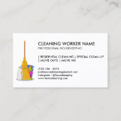 Cleaning Service Standard, eenvoudig Visitekaartje (Voorkant)