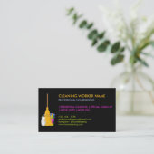 Cleaning Service Standard modern Visitekaartje (Staand voorkant)