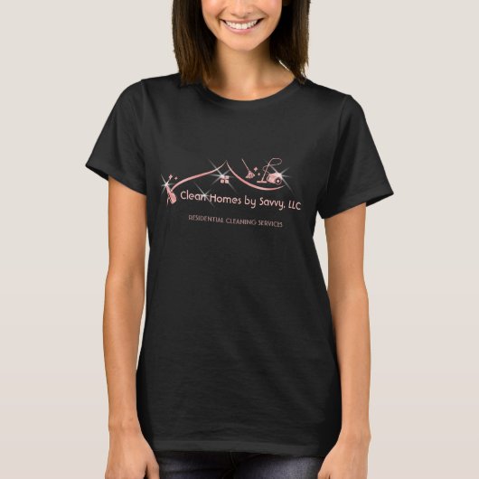 Cleaning Services House Commercial Maid T-shirt (Voorkant)
