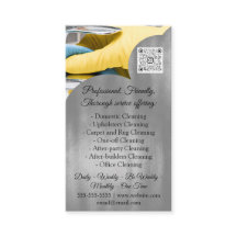 Cleaning Services House QRCode Foto grijs houden