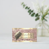 Cleaning Services Maid House Keeping Gold Roos VIP Visitekaartje (Staand voorkant)