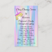 Cleaning Services OfficeHouse QRCode Logo Visitekaartje (Voorkant)