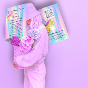 Cleaning Services OfficeHouse QRCode Logo Visitekaartje