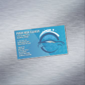 Cleaning Services | Pressure Wash Car Bubbles Magnetisch Visitekaartje (Voorbeeld)