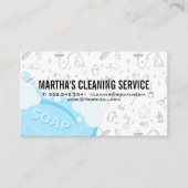 Cleaning Services | Soap Bubbles | Maid Visitekaartje (Voorkant)