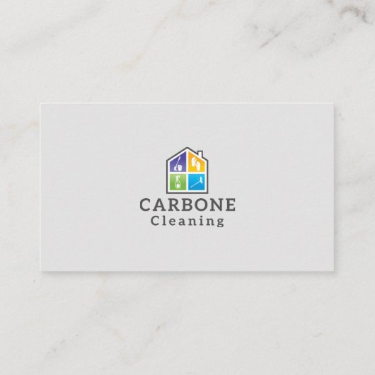 Cleaning Services Visitekaartje (Achterkant)