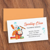 Cleaning Supplies Housekeeping Service Visitekaartje