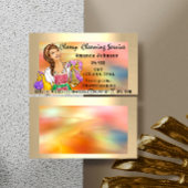 Cleaning van Classy House Maid Holographic Service Visitekaartje