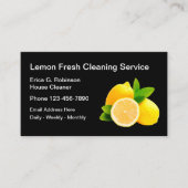 Cleaning van het huis Moderne Visitekaartje (Voorkant)