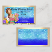 Cleaning van Kantoor in Classy House, met reserveo Visitekaartje (Voorkant / Achterkant)