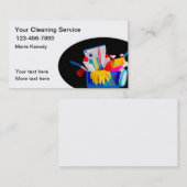 Cleaning van lokale kantoren visitekaartje (Voorkant / Achterkant)