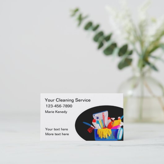 Cleaning van lokale kantoren visitekaartje