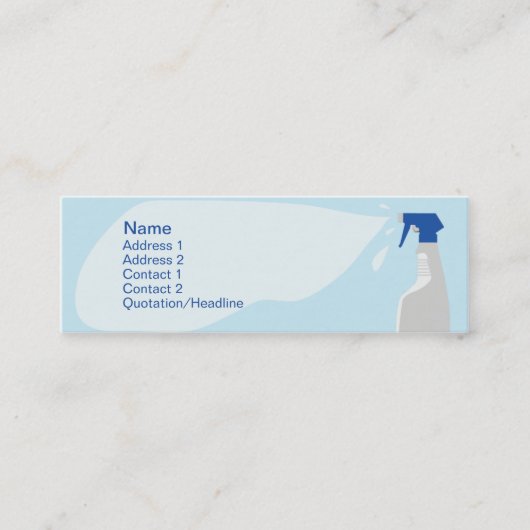 Cleanser - Skinny Mini Visitekaartje (Voorkant)