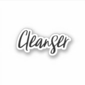Cleanser Storage Sticker (Voorkant)