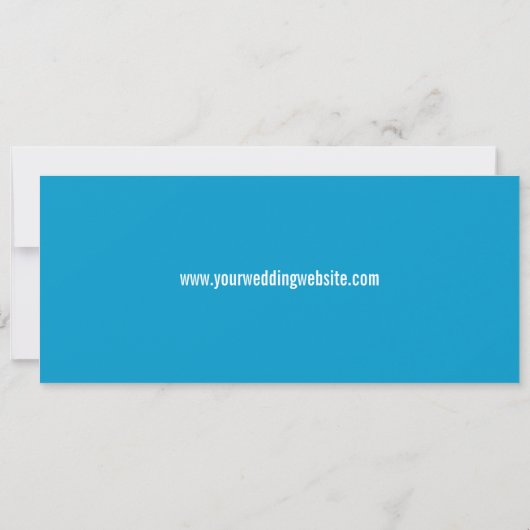 Clear Blue Kitsch Save The Date (Achterkant)