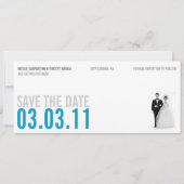 Clear Blue Kitsch Save The Date (Voorkant)