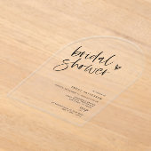 Clear Boho Vrijgezellenfeest Acryl Party Uitnodigi Acryl Uitnodigingen (Laagn)