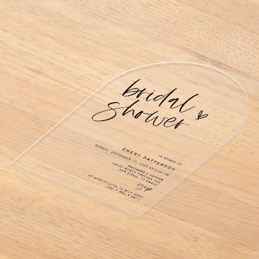 Clear Boho Vrijgezellenfeest Acryl Party Uitnodigi Acryl Uitnodigingen (Laagn)